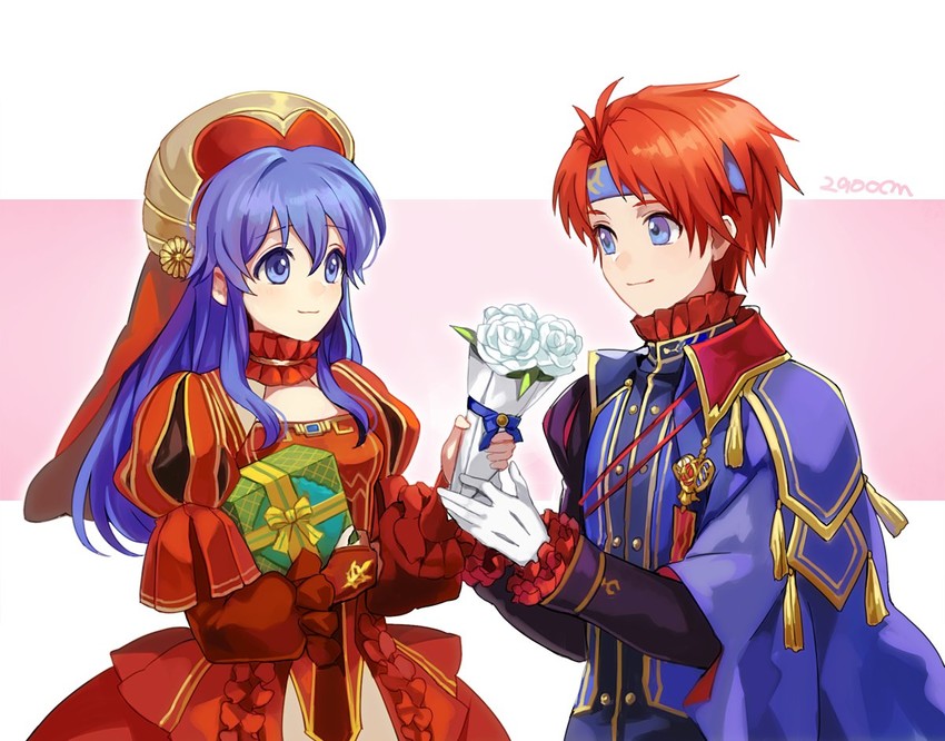 roy and lilina (fire emblem and 2 more) drawn by nana_(nanalog76)