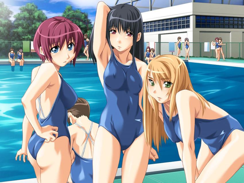 tachikawa masumi, suzuki akiko, and sakurazawa rumina (omoi dezaka) drawn by gentle_sasaki
