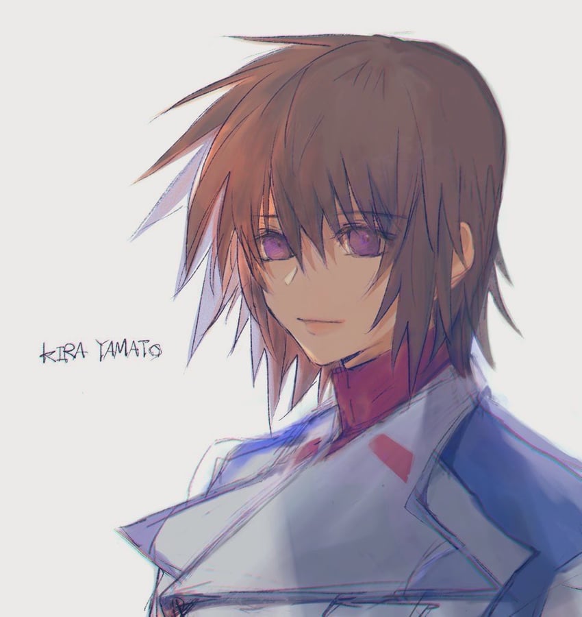 kira yamato (gundam and 1 more) drawn by she_(morianosu)