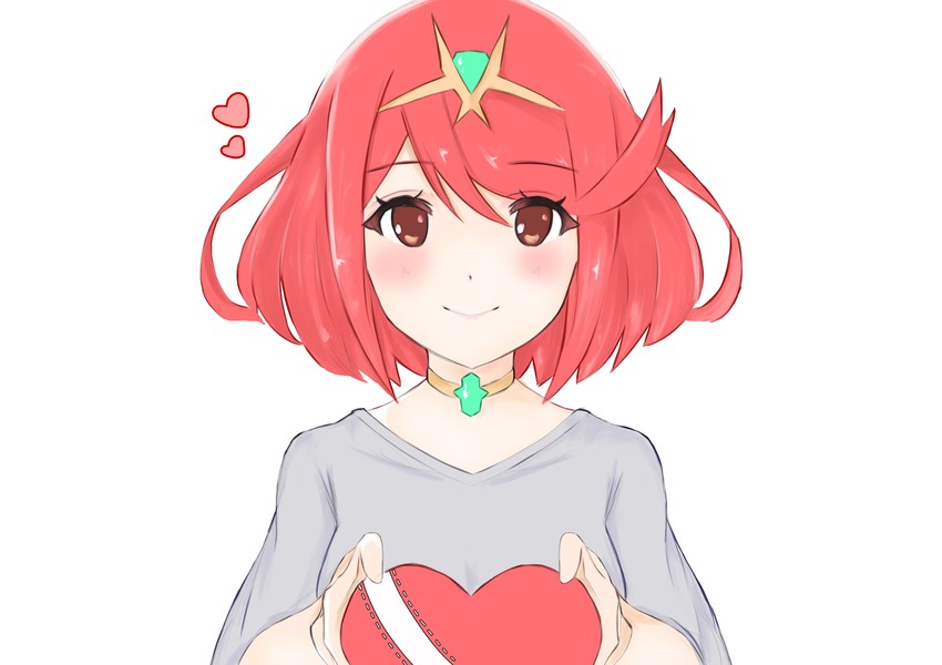 pyra (xenoblade chronicles and 1 more) drawn by mxsoundtube