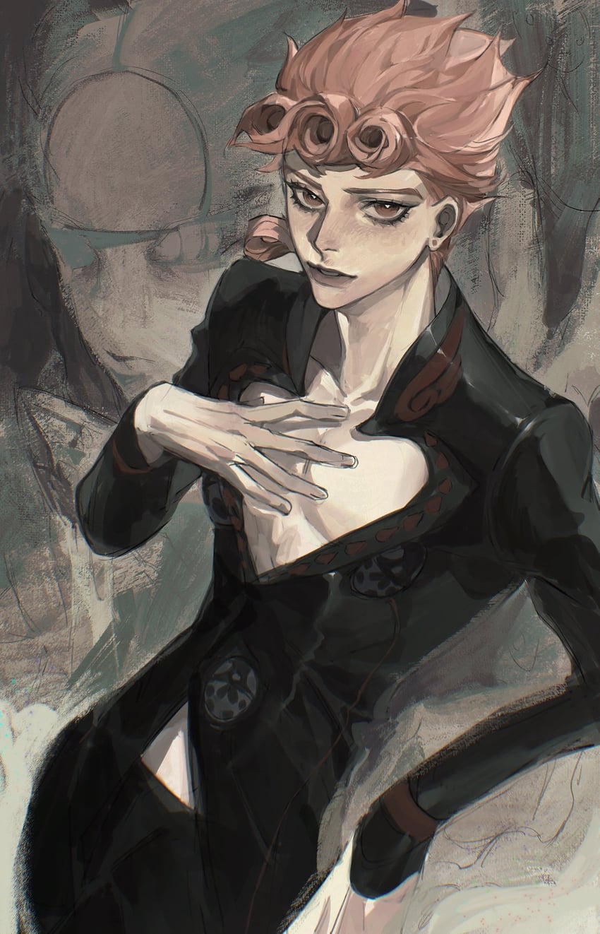 giorno giovanna and gold experience (jojo no kimyou na bouken and 1 more) drawn by puppetjackmj