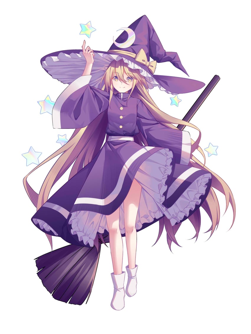 kirisame marisa (touhou and 1 more) drawn by minuo