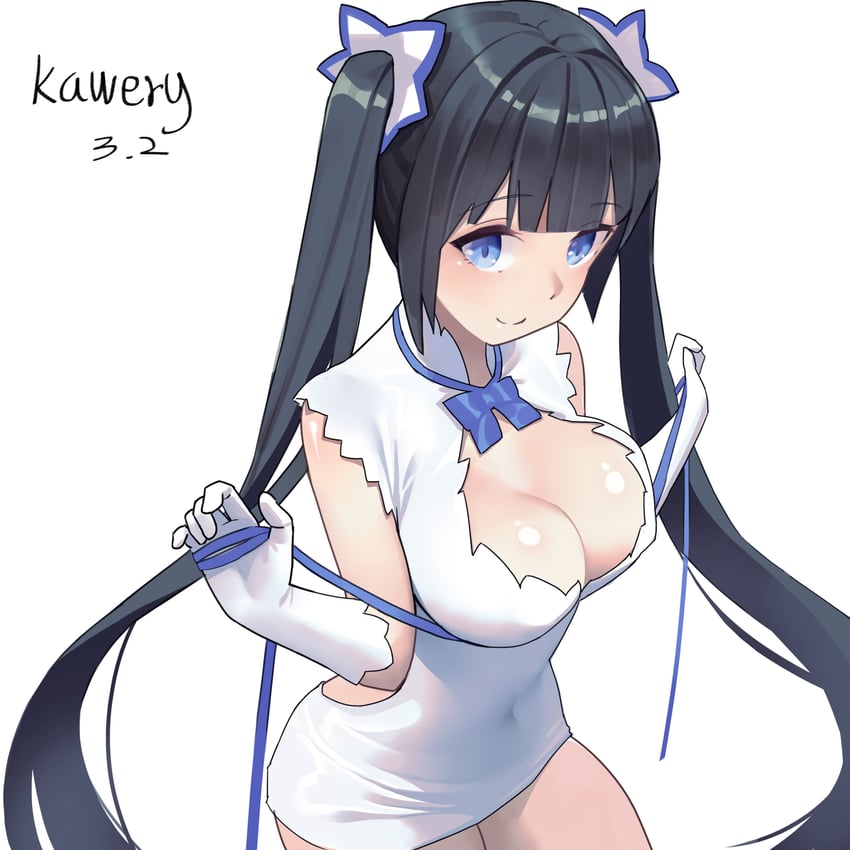 hestia (dungeon ni deai wo motomeru no wa machigatteiru darou ka) drawn by kawery