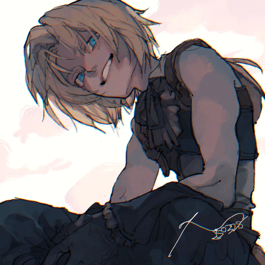 zidane tribal (final fantasy and 1 more) drawn by dadadadadaist