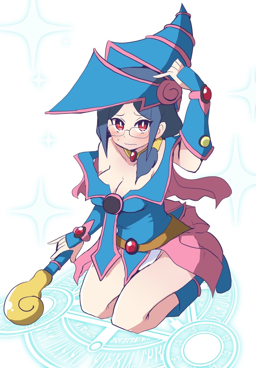 dark magician girl and ursula charistes (yu-gi-oh! and 1 more) drawn by hys-d