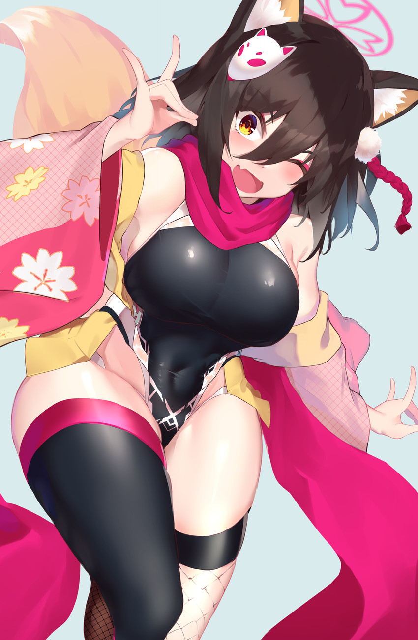 izuna and mizuki yukikaze (blue archive and 1 more) drawn by rin-1126