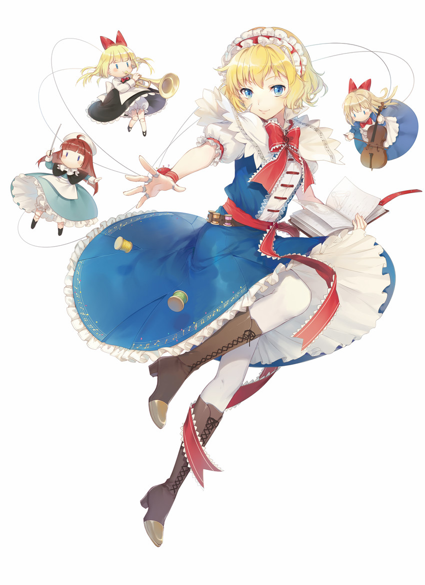 alice margatroid and shanghai doll (touhou) drawn by ekita_kuro