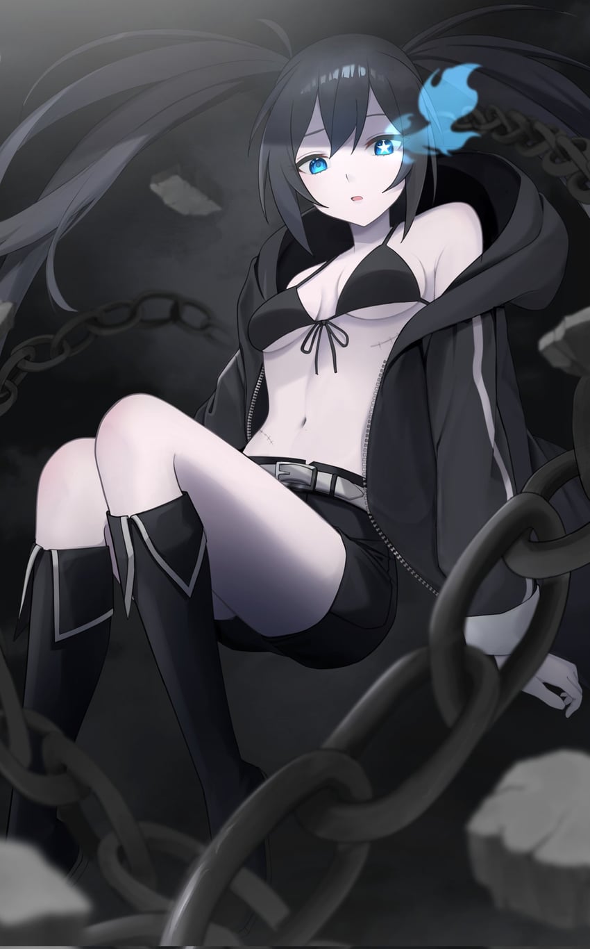 black rock shooter (black rock shooter) drawn by pton_uca09