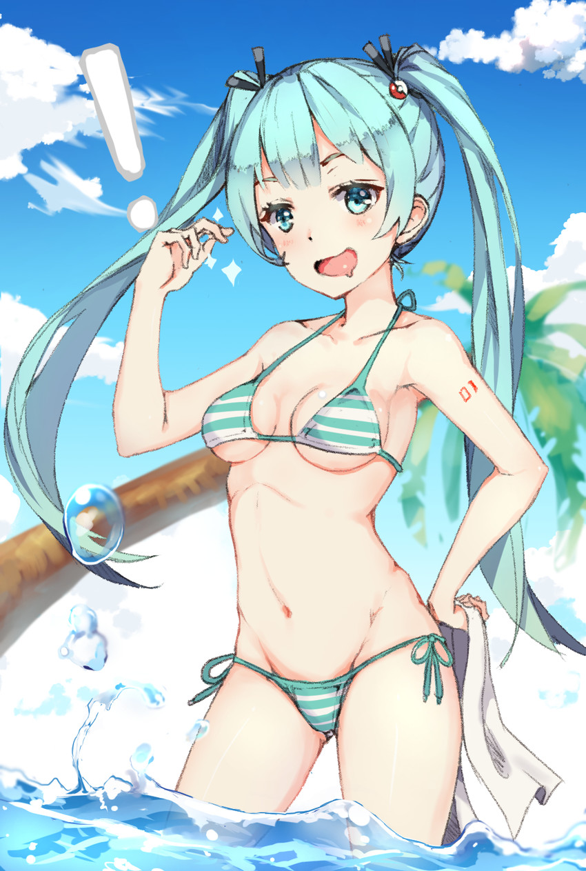 hatsune miku (pokemon and 1 more) drawn by n2co