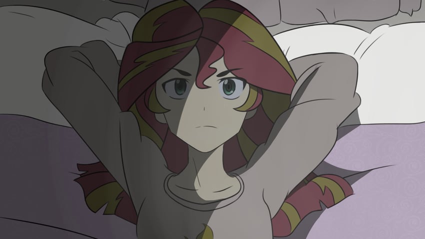 matoi ryuuko, sunset shimmer, and koshimizu ami (kill la kill and 3 more) drawn by spacekingofspace
