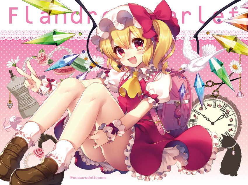 flandre scarlet (touhou) drawn by masaru.jp