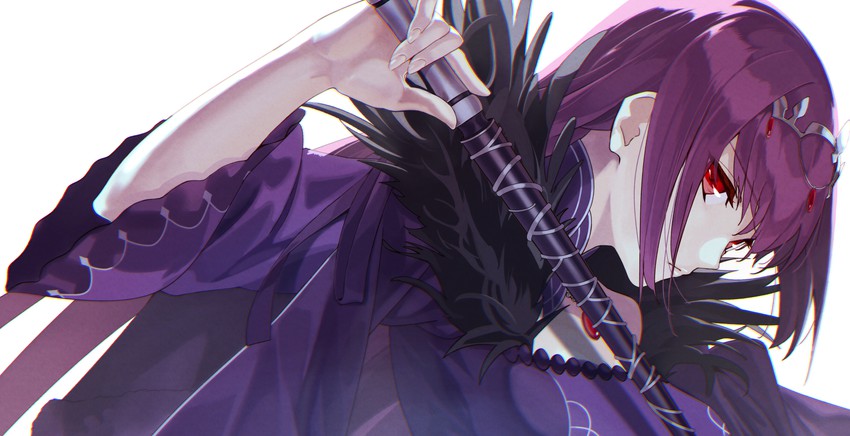 scathach and scathach skadi (fate and 1 more) drawn by akamiso_(k074510)