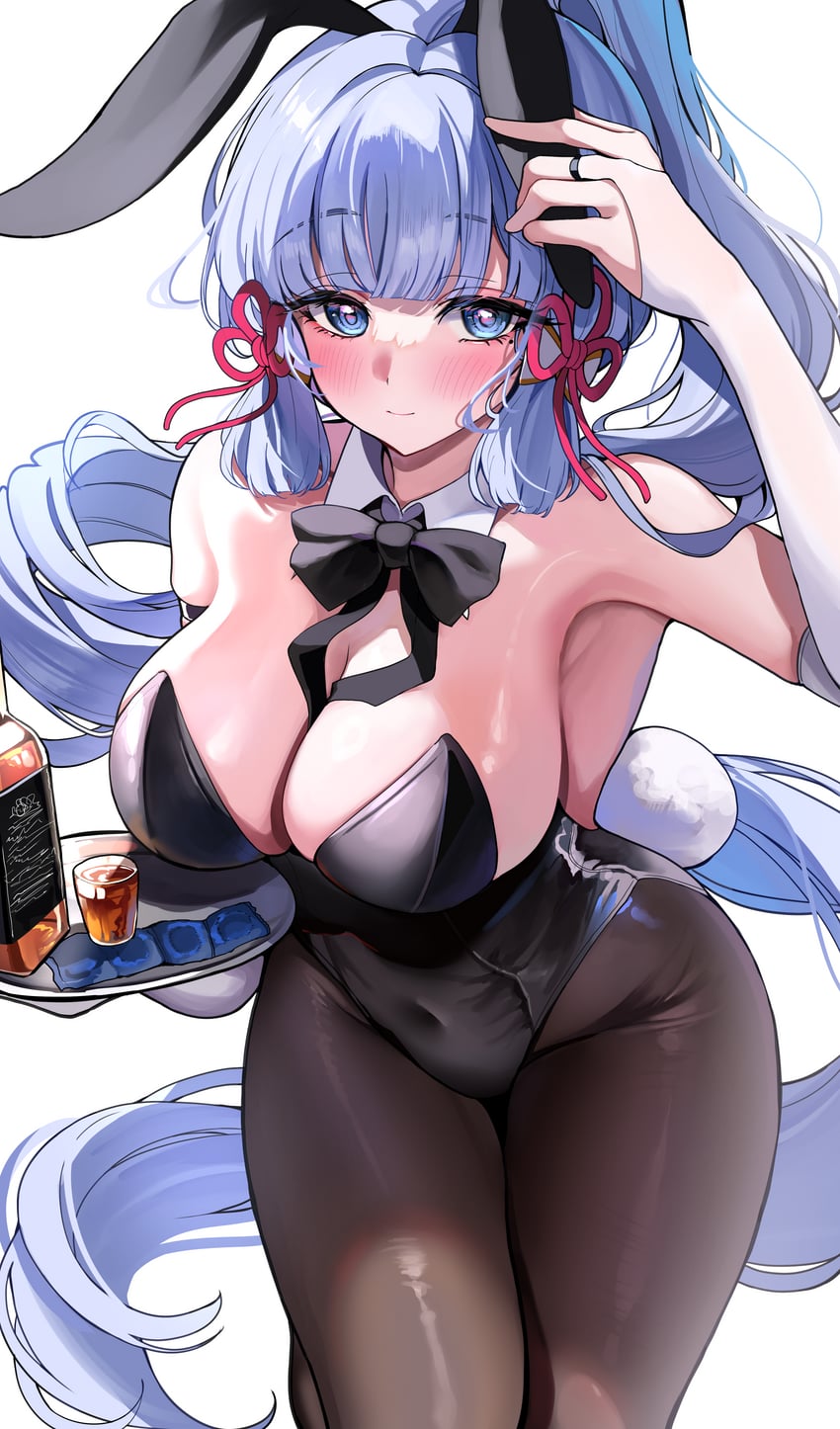 kamisato ayaka (genshin impact) drawn by sak_(lemondisk)