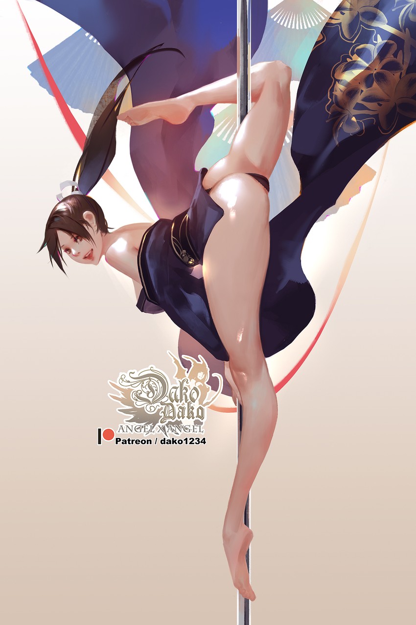 shiranui mai (the king of fighters and 1 more) drawn by hu_dako