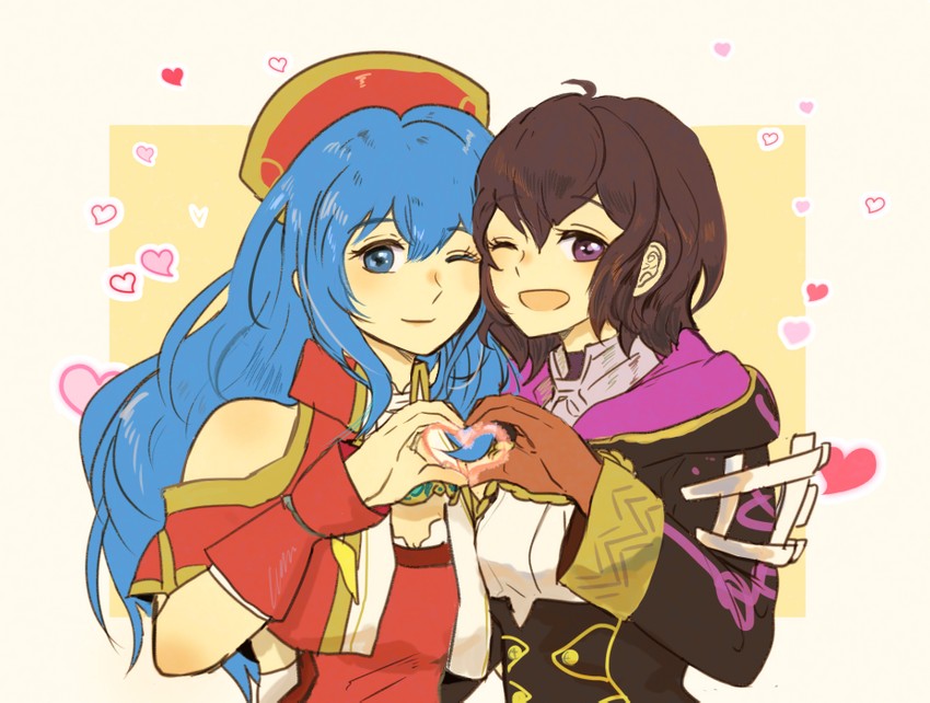lilina and female morgan (fire emblem and 3 more) drawn by sasaki_(dkenpisss)