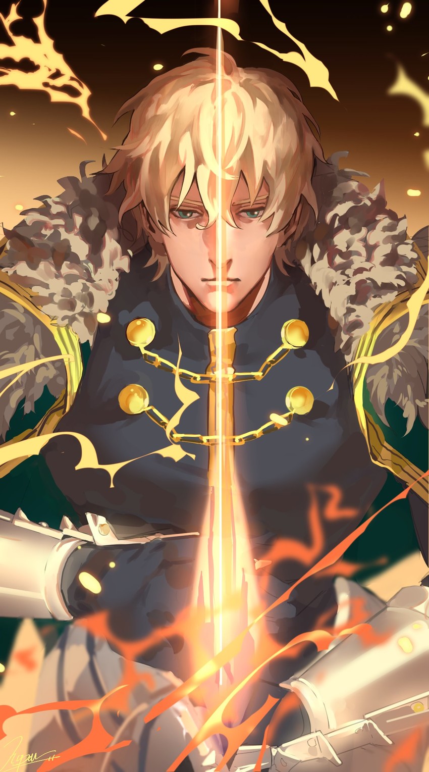 gawain (fate and 2 more) drawn by nururu_(nururururu11)
