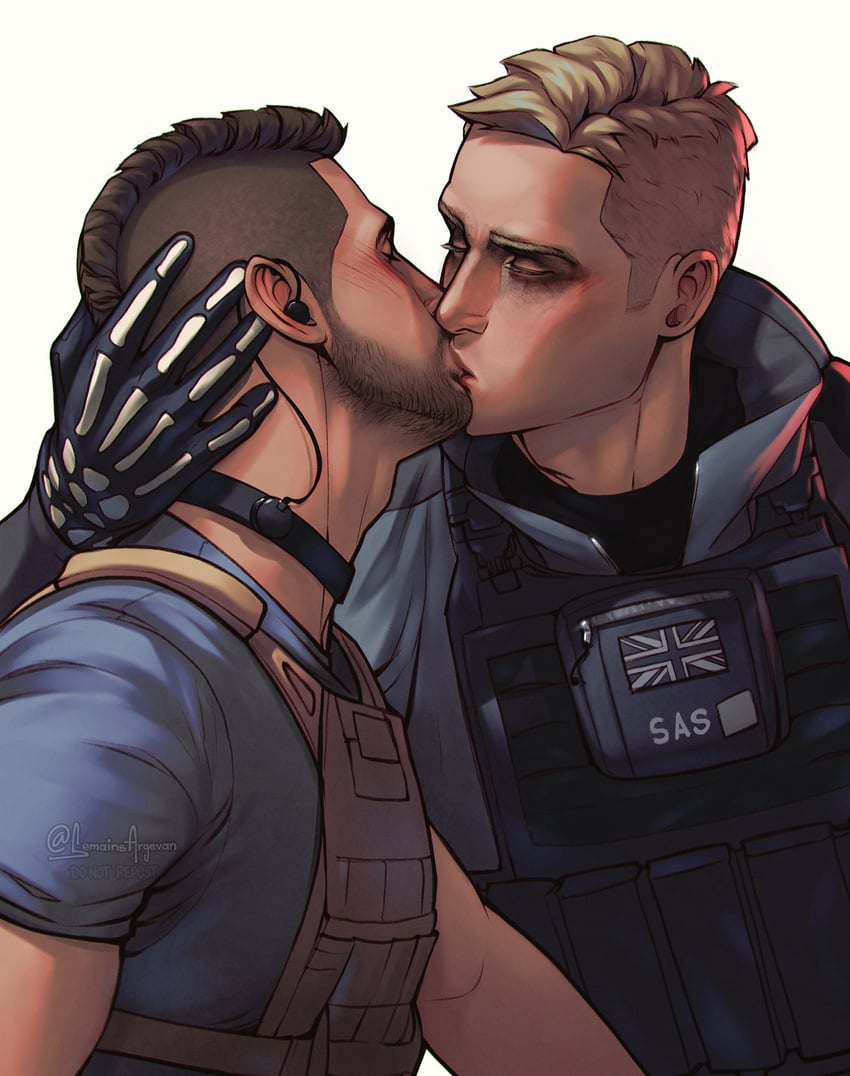 ghost and soap (call of duty and 1 more) drawn by semainsargevan