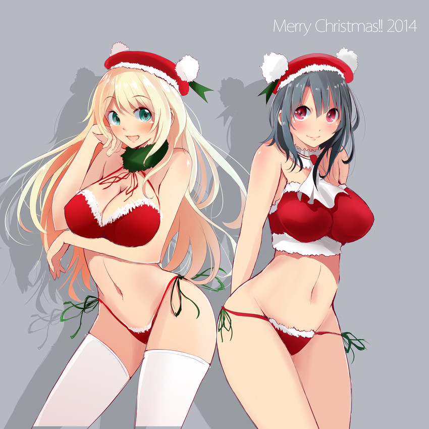 atago and takao (kantai collection) drawn by tebi_(tbd11)