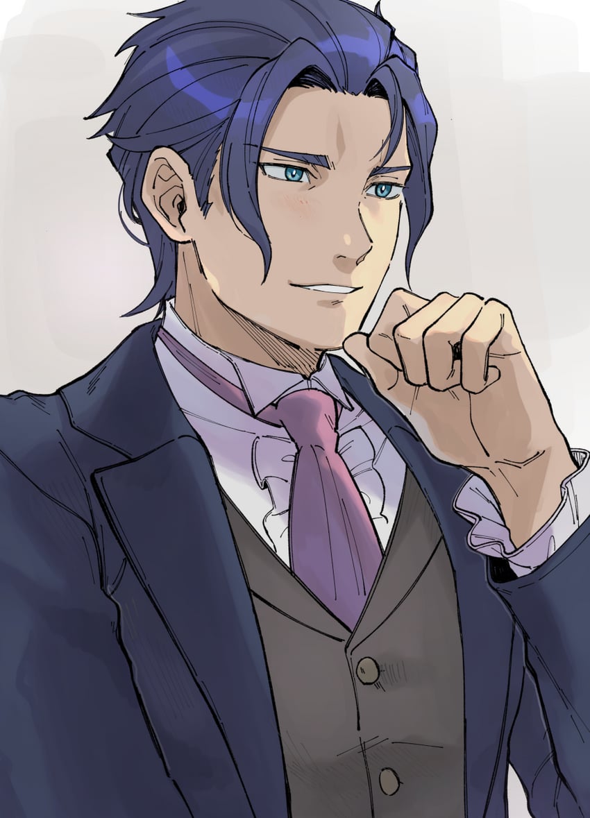 barok van zieks (ace attorney and 2 more) drawn by wahootarou