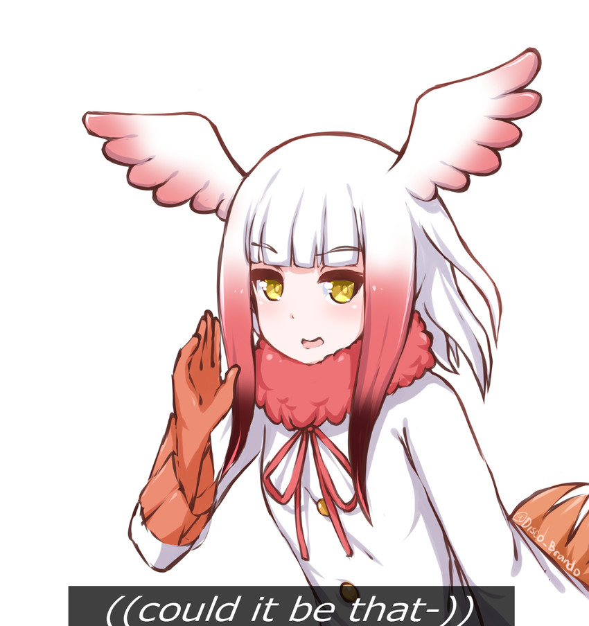japanese crested ibis (kemono friends) drawn by disco_brando