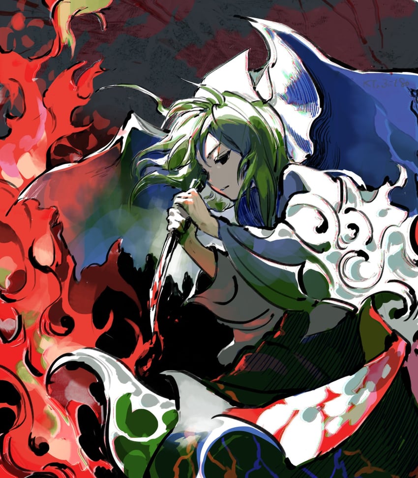 mima (touhou and 1 more) drawn by kaigen_1025