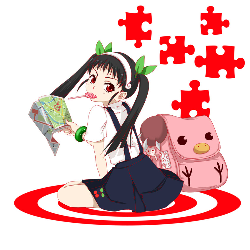 hachikuji mayoi (monogatari and 1 more) drawn by mishiyomi_kazumi