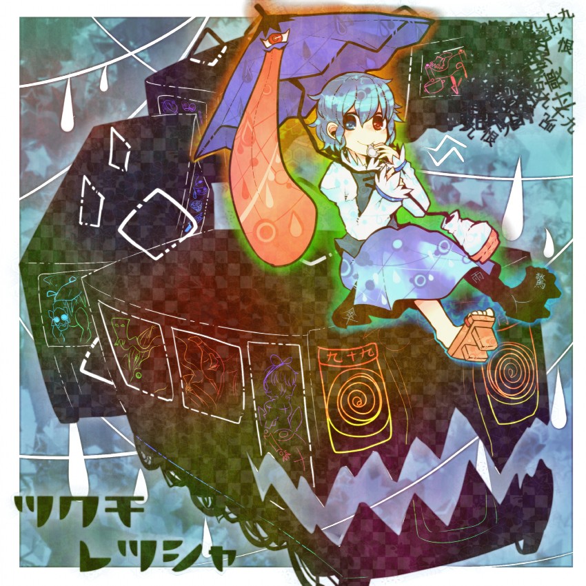 tatara kogasa and medicine melancholy (touhou) drawn by itomugi-kun