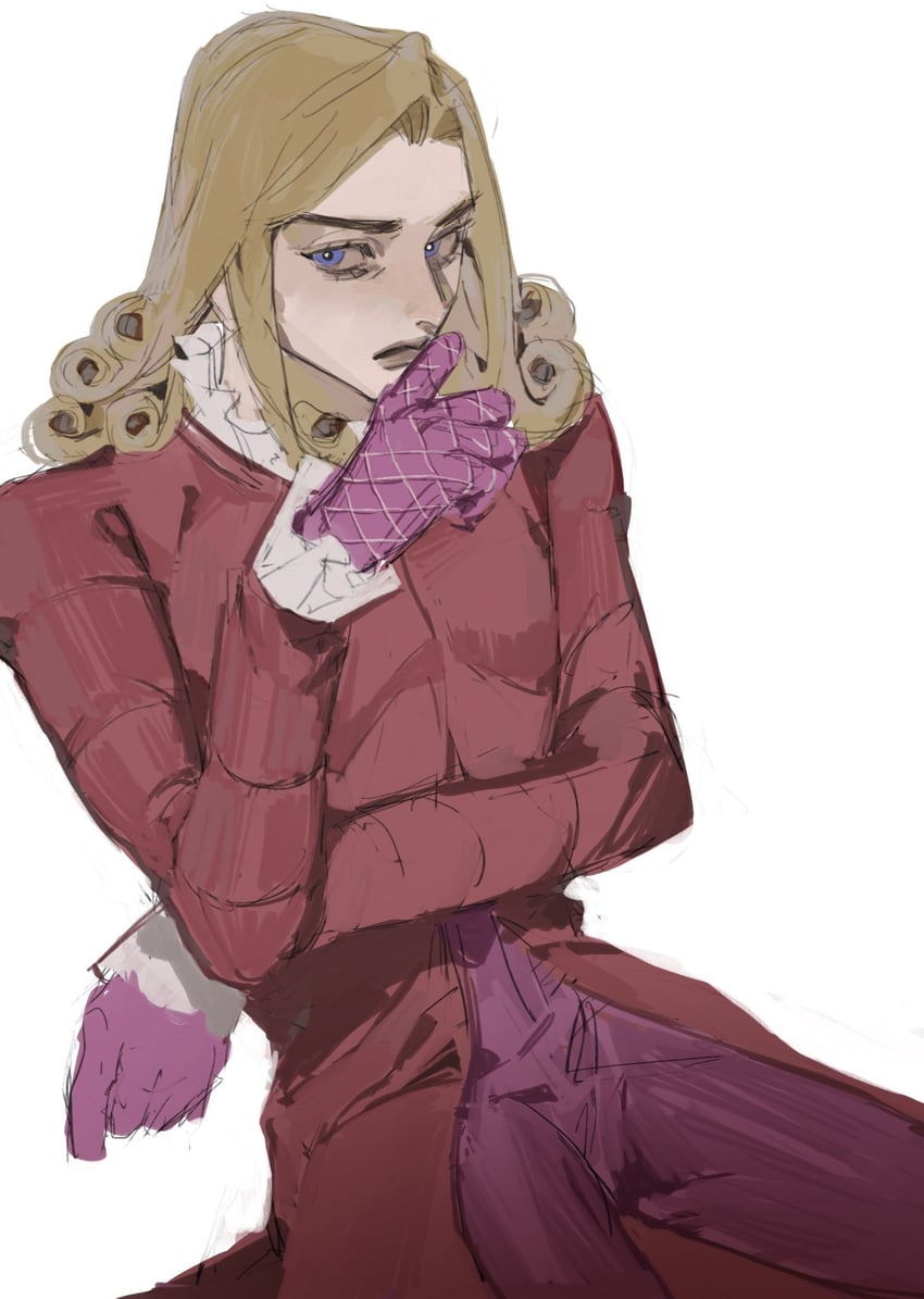 funny valentine (jojo no kimyou na bouken and 1 more) drawn by puppetjackmj