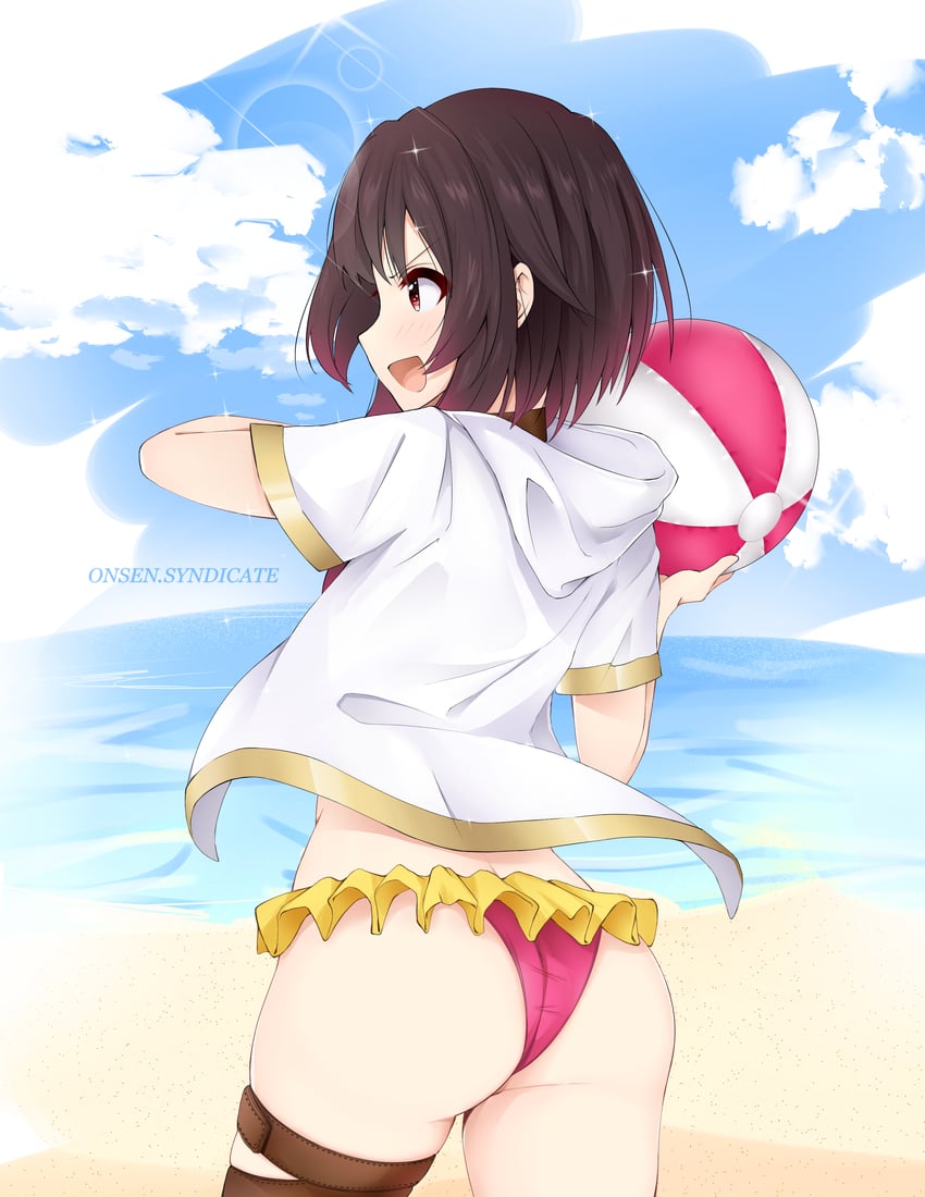 megumin (kono subarashii sekai ni shukufuku wo!) drawn by gs_(onsen_syndicate)