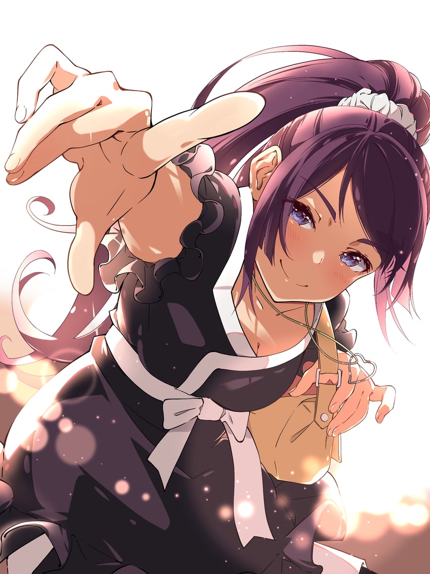 senjougahara hitagi (monogatari and 1 more) drawn by hatanana_(ag6uptphhal3frd)