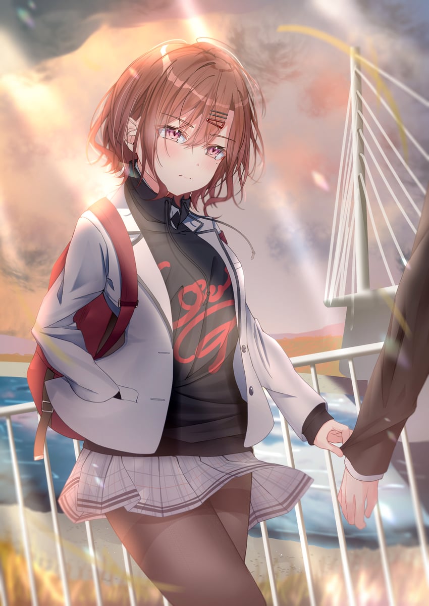 producer and higuchi madoka (idolmaster and 1 more) drawn by kunimine_yuzuki
