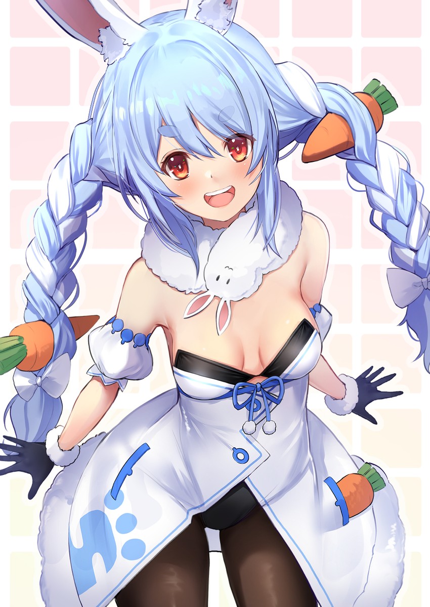 usada pekora and don-chan (hololive) drawn by untue