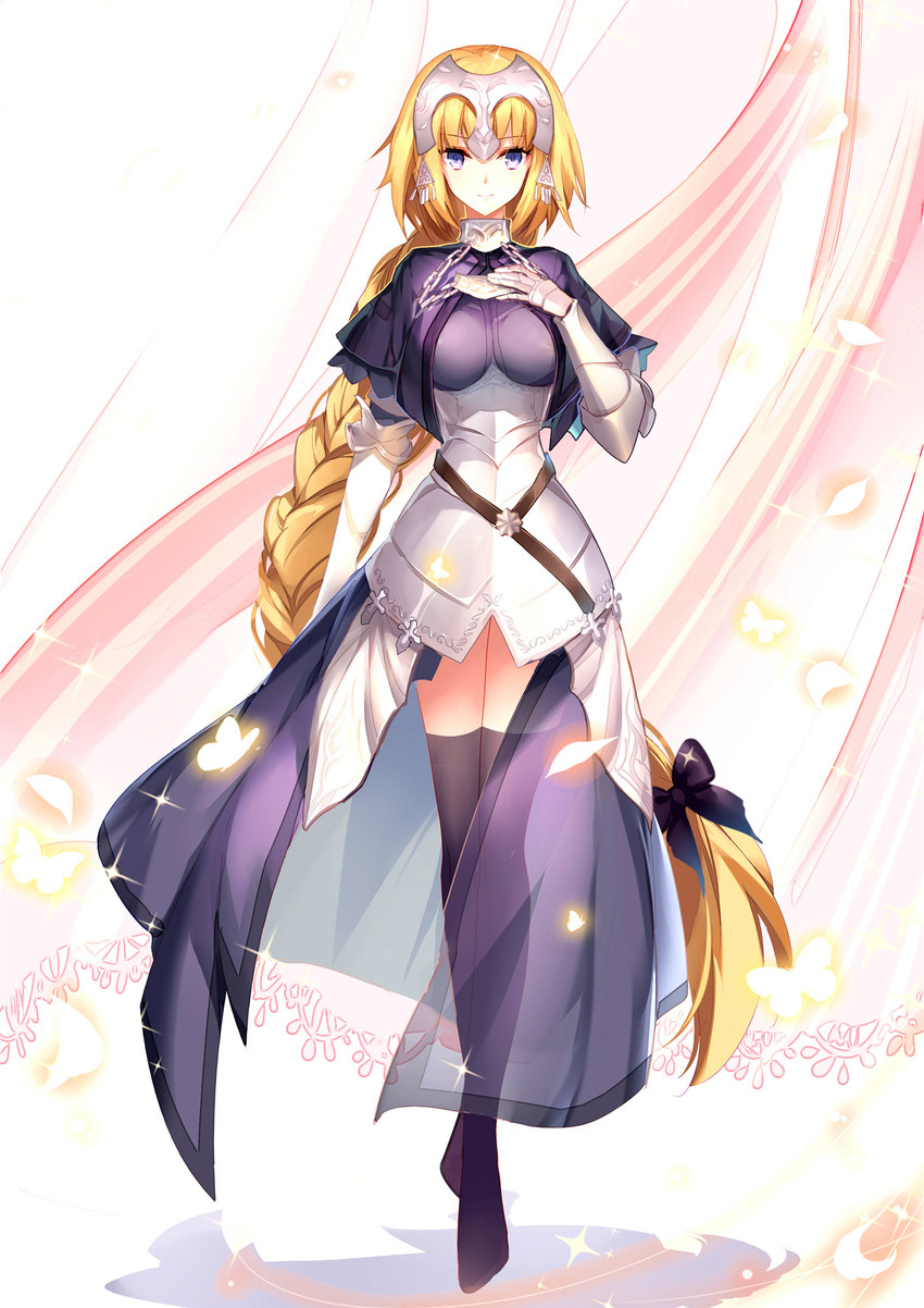 jeanne d'arc (fate and 1 more) drawn by gekka_nanako