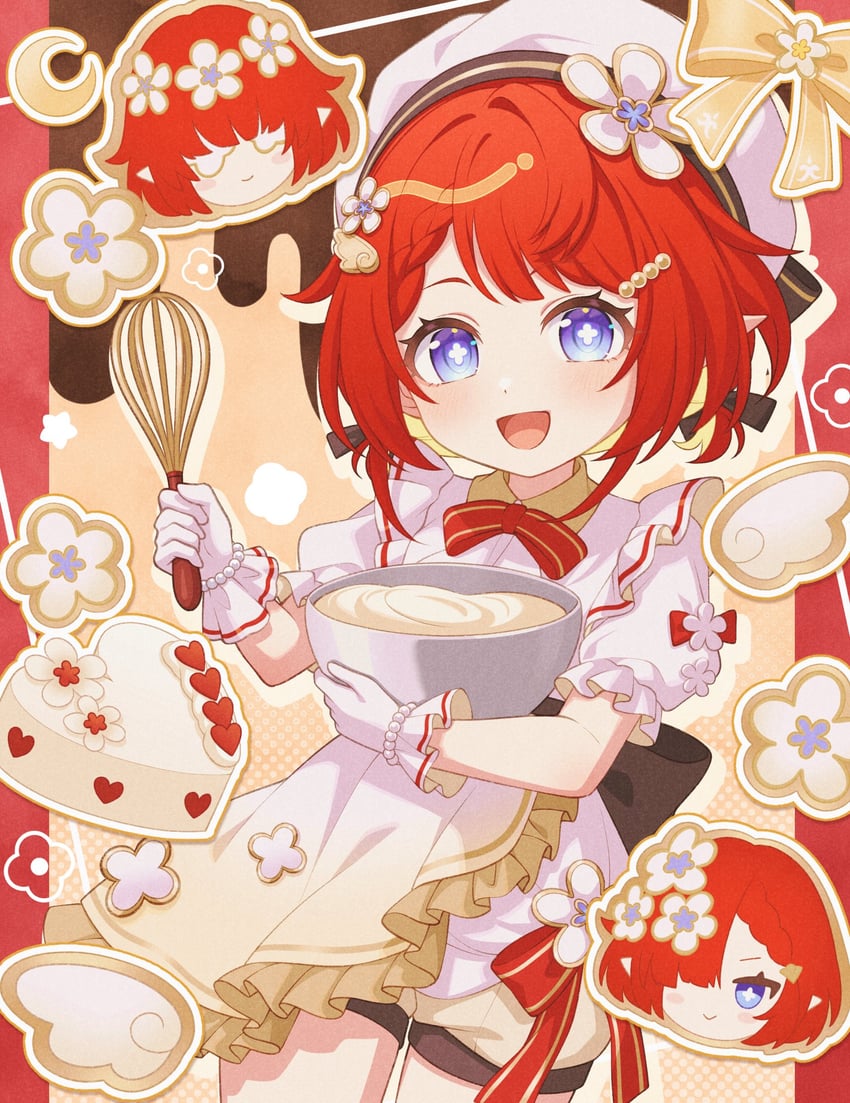 trianne, trinnon, and tribbie (honkai and 1 more) drawn by pochimaru_(marumaru_wanwan)