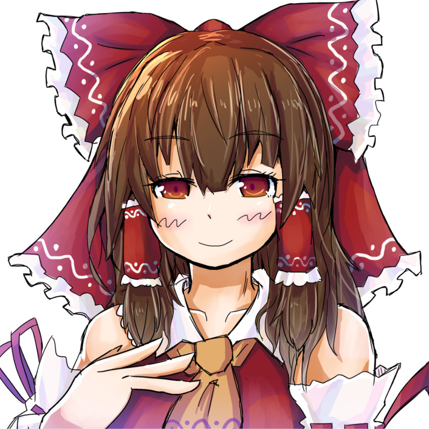 hakurei reimu and kanna (touhou and 1 more) drawn by nnns