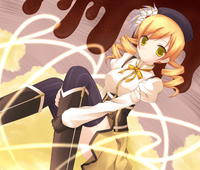 tomoe mami (mahou shoujo madoka magica) drawn by mo-tototo