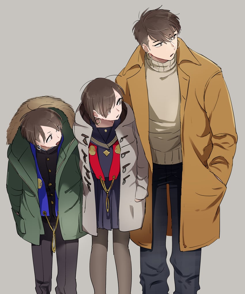 sara, muyuu, and bodai (original and 1 more) drawn by akka