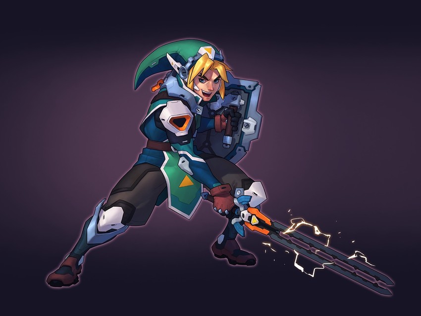 link (the legend of zelda and 2 more) drawn by jeremy_vitry