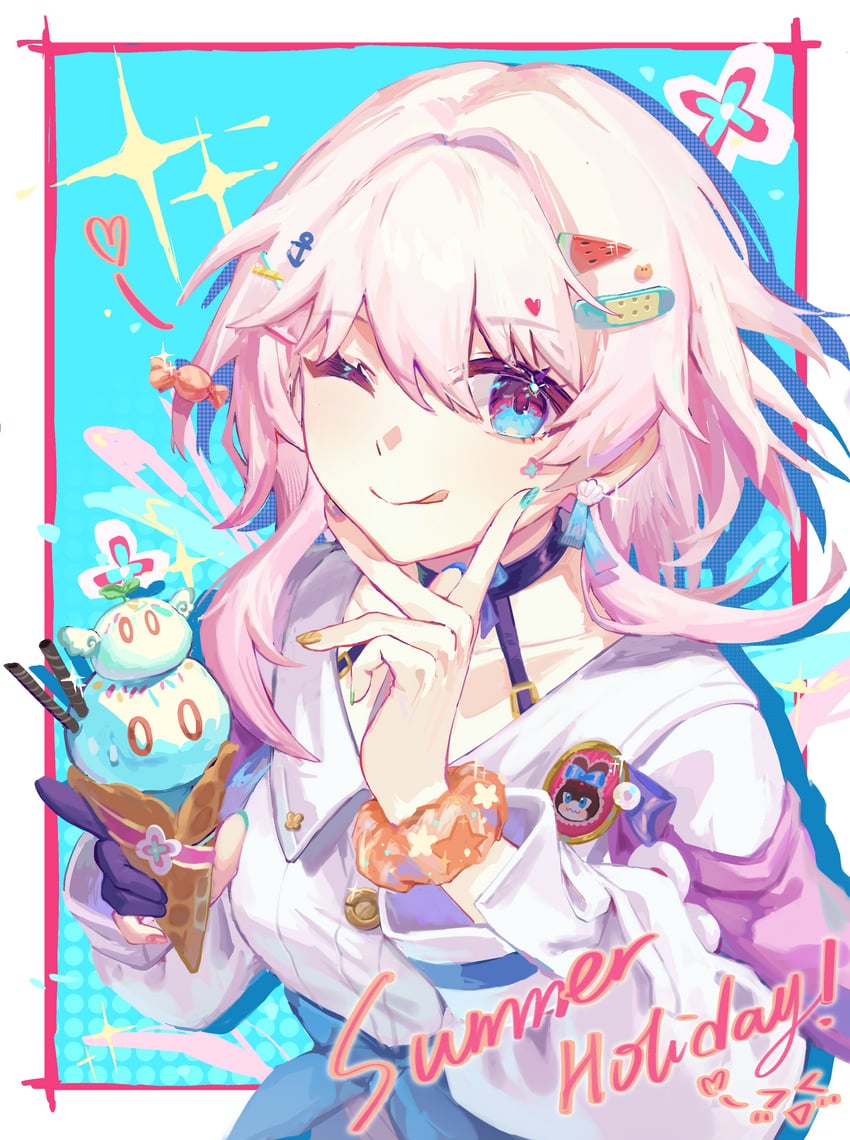 march 7th and pom-pom (honkai and 1 more) drawn by xiaotongxuto