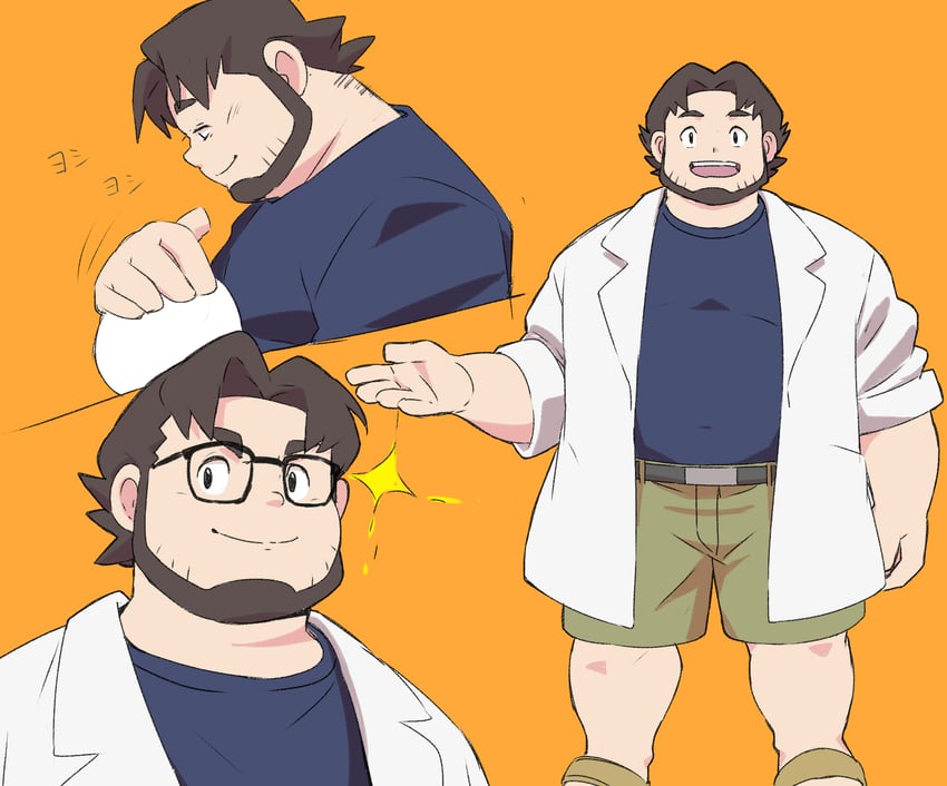 professor birch (pokemon and 1 more) drawn by odmk_(jinnta4014)