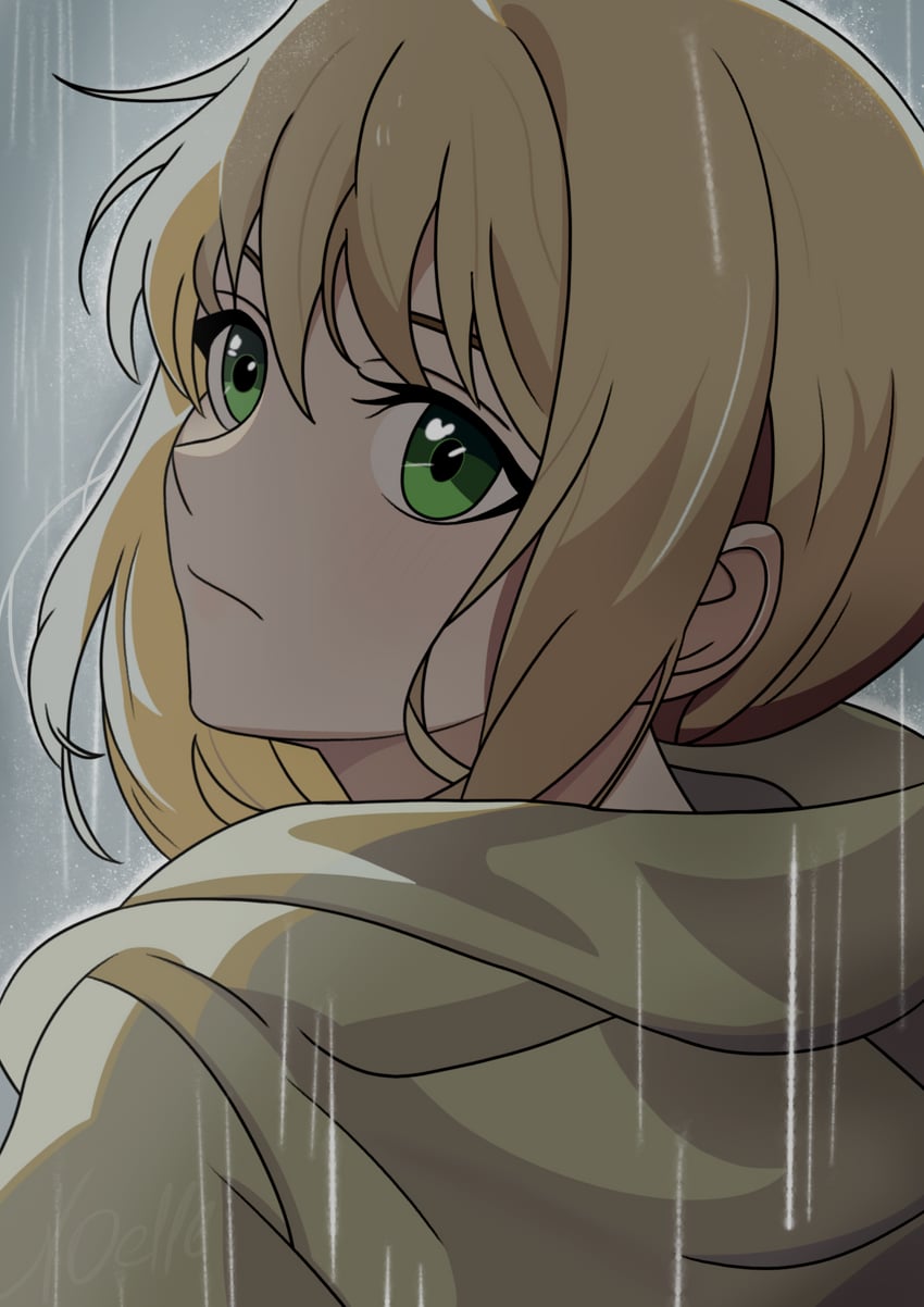 artoria pendragon and saber (fate and 1 more) drawn by n0e11e