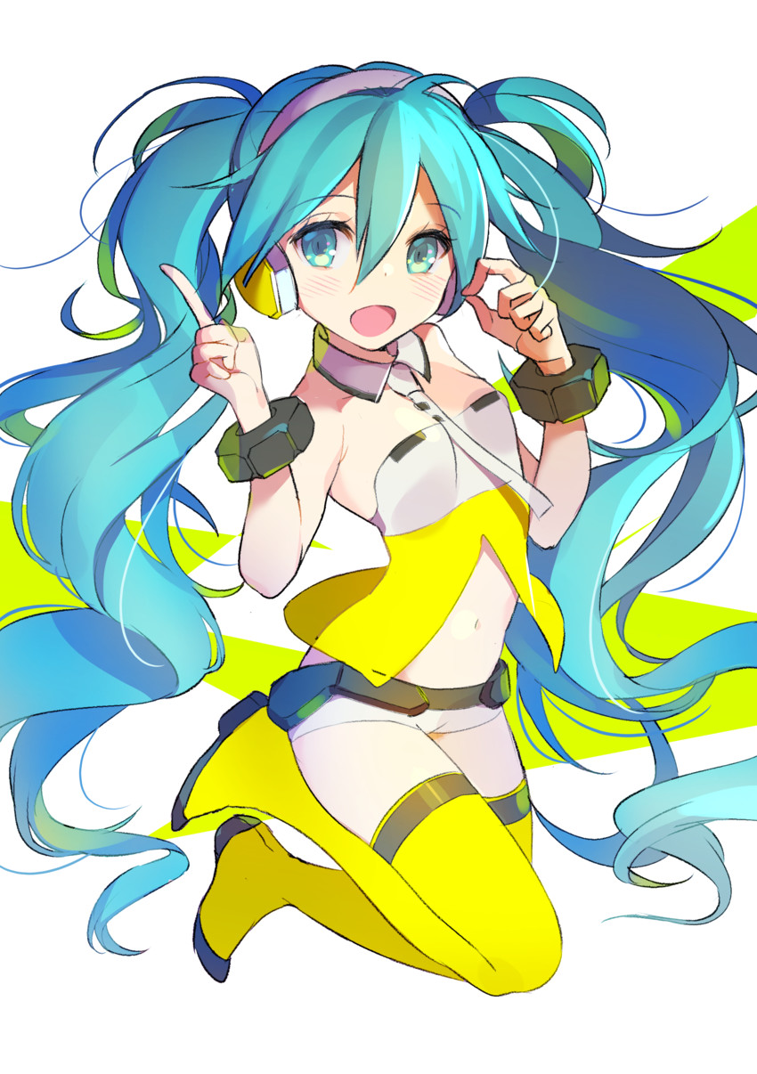 hatsune miku (vocaloid and 1 more) drawn by omucchan_(omutyuan)