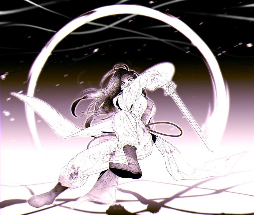 yu iseol (return of the mount hua sect) drawn by dawn_light