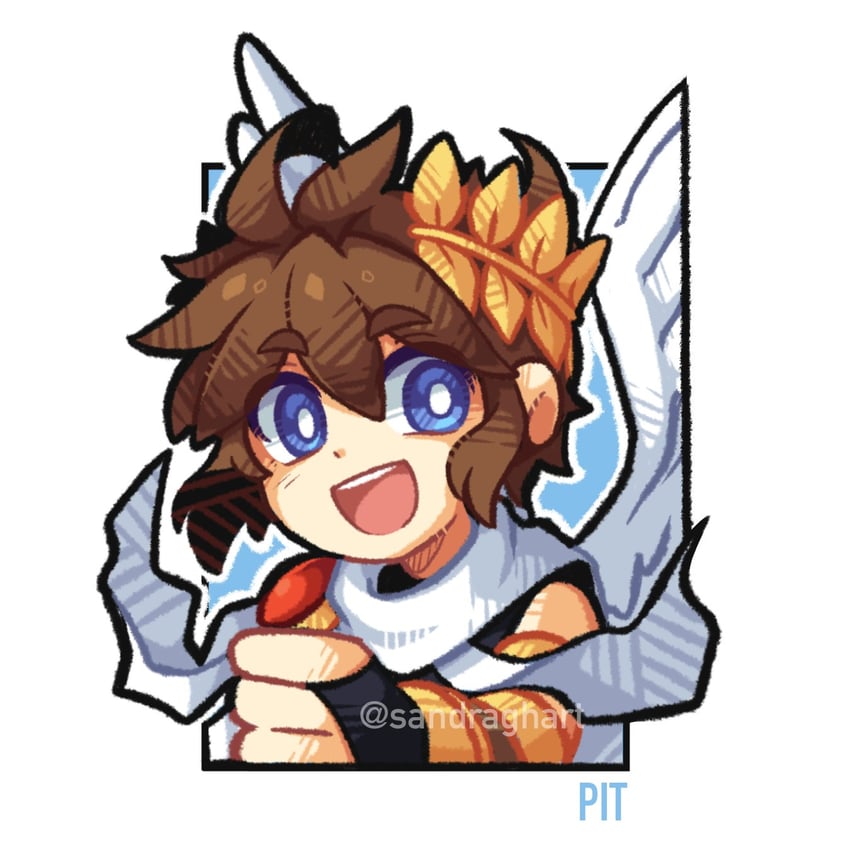 pit (kid icarus and 1 more) drawn by sandragh