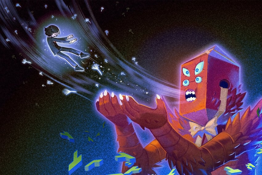 simon petrikov, betty grof, golb, and golbetty (adventure time and 1 more) drawn by h_ikenuma