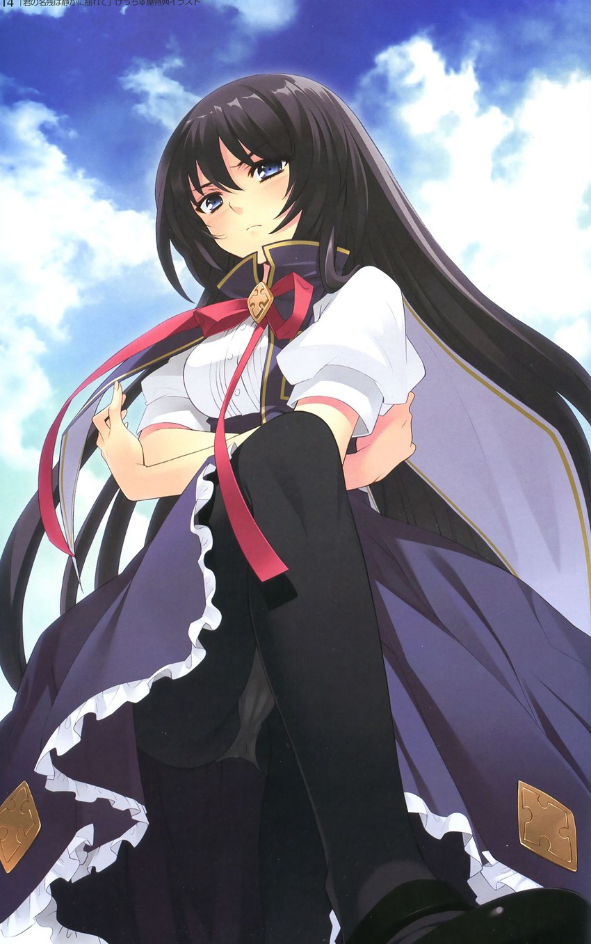 shirasagi mayuri (kimi no nagori wa shizuka ni yurete) drawn by ito_noizi
