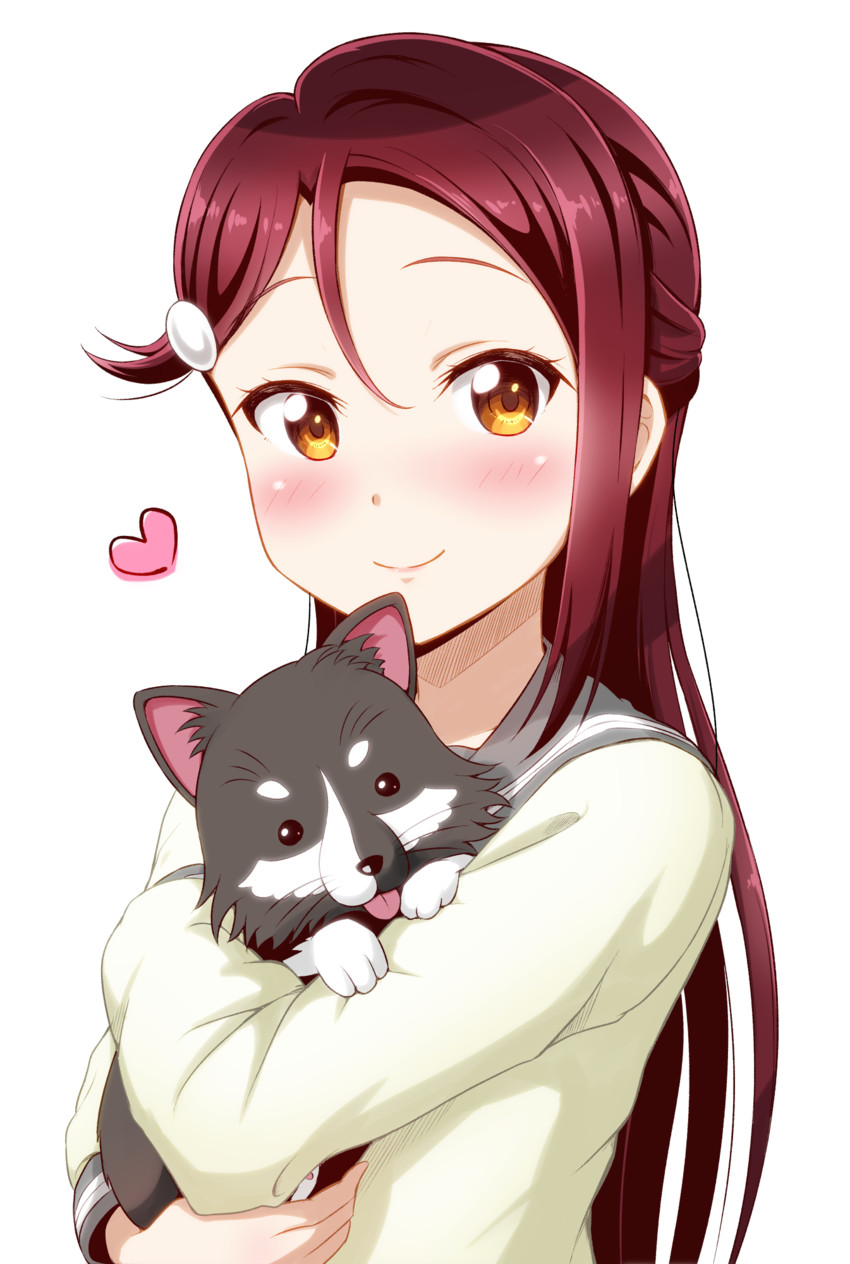 sakurauchi riko and anko (love live! and 1 more) drawn by ckst