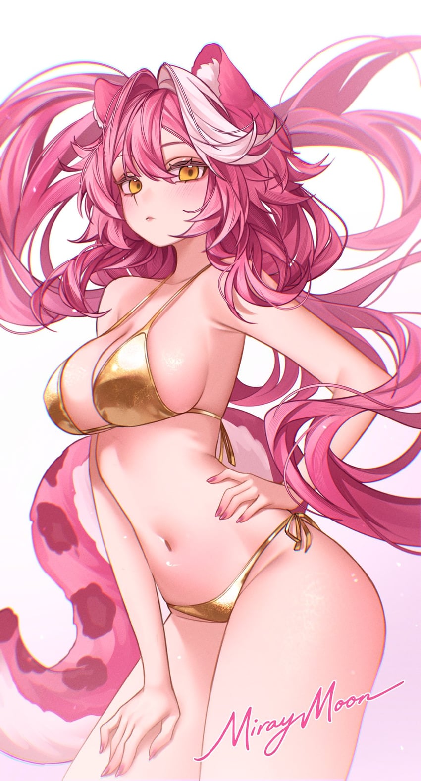 raora panthera (hololive and 1 more) drawn by miraymoon