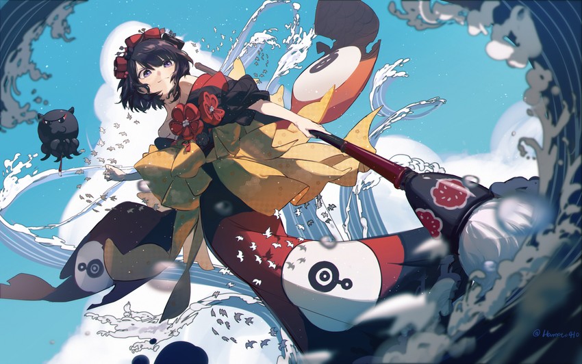 katsushika hokusai and tokitarou (fate and 1 more) drawn by hanamoto410