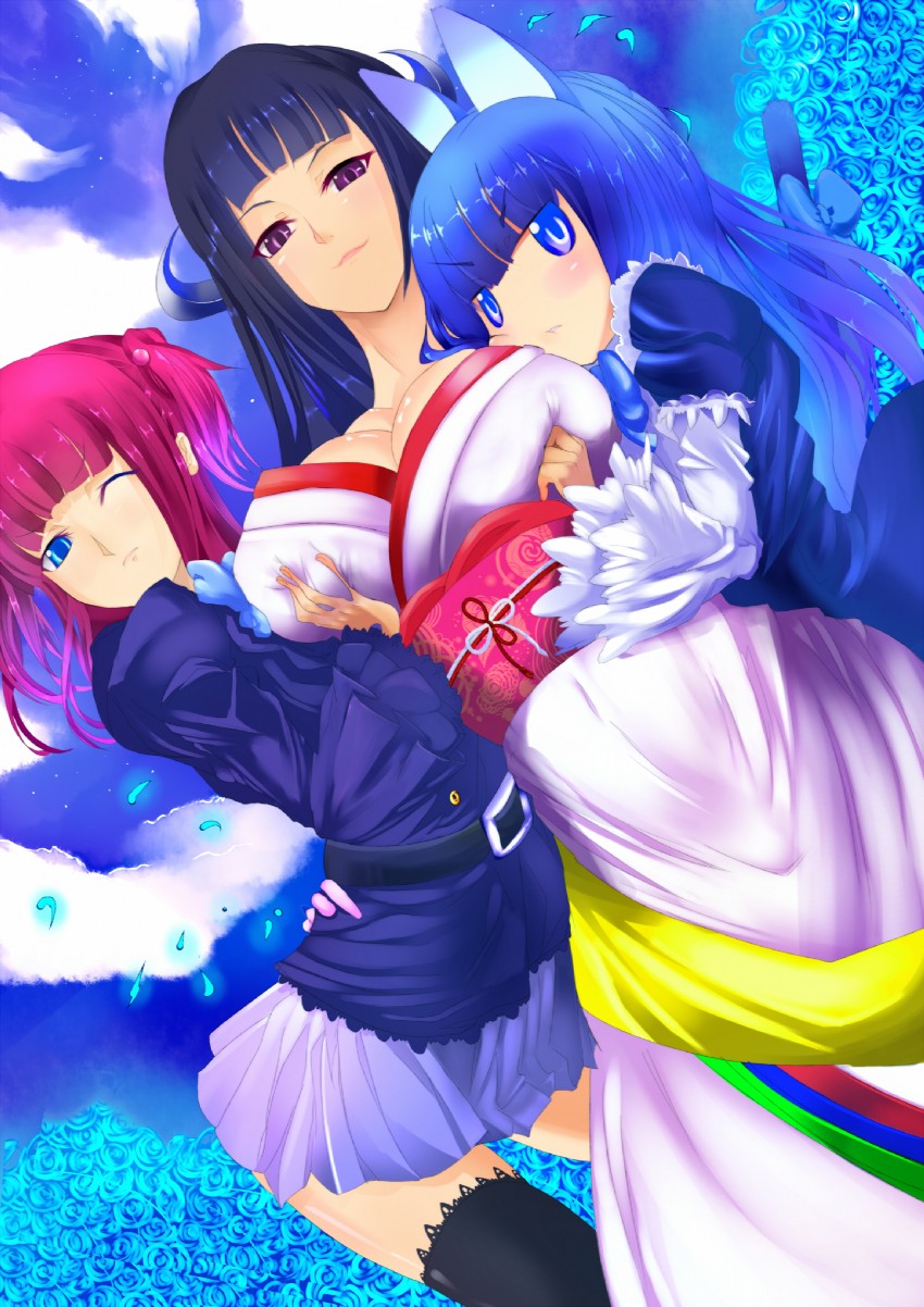 ushiromiya ange, frederica bernkastel, and featherine augustus aurora (umineko no naku koro ni)